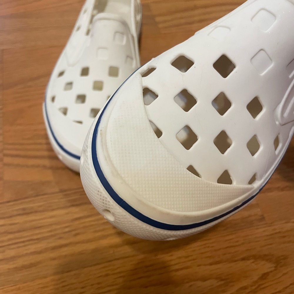 Vans White Slip-On Rubber Shoes - Picture 3 of 8